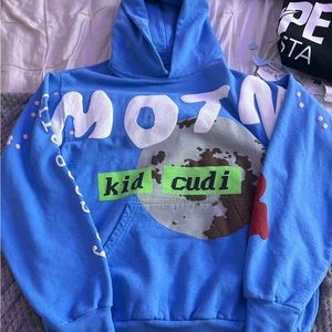 blue man on the moon kid cudi hoodie